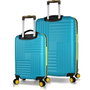 Zoozie Bags Set de Maleta Turquesa de 2 Piezas